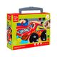 HAPE E1120_HP Игрушка бизиборд "Цвета и формы" Маленький гонщик