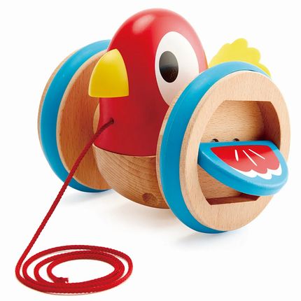 HAPE E0360_HP Каталка для малышей "Зверики" Птенец