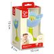 HAPE E0138_HP Погремушка "Малышам" Голубой цветок, 3в1