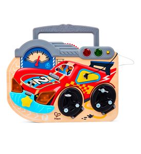 HAPE E1120_HP Игрушка бизиборд "Цвета и формы" Маленький гонщик HAPE E1120_HP Игрушка бизиборд "Цвета и формы" Маленький гонщик