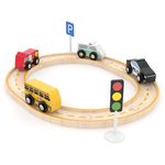 HAPE 824012_HPJ Игровой набор J’adore Городские службы с кольцевым шоссе, серия "Транспорт"