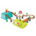 HAPE E3783_HP Игровой набор деревянная железная дорога в чемодане "Фермерский дворик"