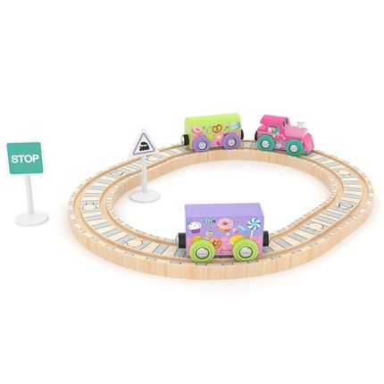 HAPE 832784_HPJ Игровой набор J’adore Поезд Принцессы с кольцевой ж/д, серия "Железные дороги"