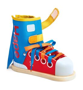 HAPE E1117_HP Развивающая игрушка "Моя первая головоломка" Завяжи шнурки