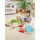 HAPE E3783_HP Игровой набор деревянная железная дорога в чемодане "Фермерский дворик"