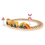 HAPE 824008_HPJ Игровой набор J’adore Стройка с кольцевым шоссе, серия "Спецтехника"
