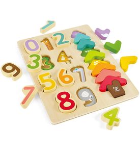 HAPE E1657_HP Игрушка развивающая "Умняша" пазл Цвета и цифры