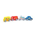 HAPE E8782_HP Игровой набор машинок "Едем вместе" Службы спасения