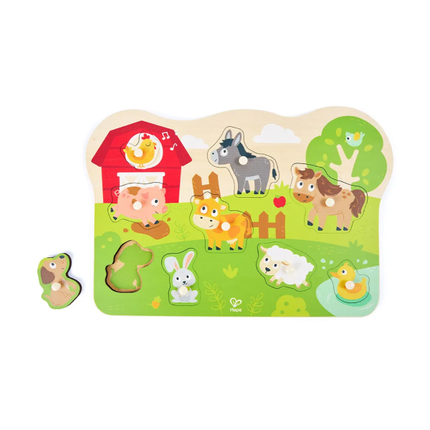 HAPE Головоломка "Вкладыши" На ферме HAPE Головоломка "Вкладыши" На ферме