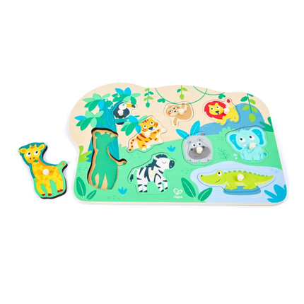 HAPE Головоломка "Вкладыши" Дикие животные HAPE Головоломка "Вкладыши" Дикие животные