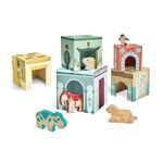HAPE Развивающий набор "Пирамидка" Мини-музей с животными