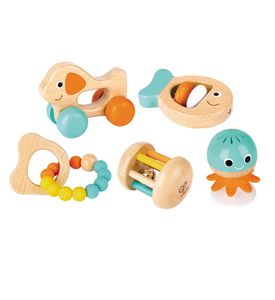 HAPE E0125_HP Подарочный набор игрушек погремушек для малышей