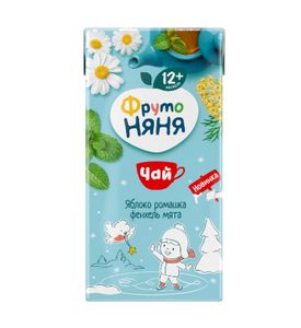 ФрутоНяня Чай фруктово-травяной ябл/ромашка/фенхель/мята 200мл