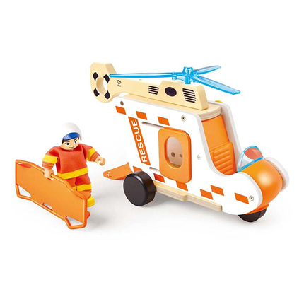 HAPE  Игровой набор "Играем в профессии" Служба спасения на вертолете  E3092_HP