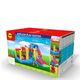 Happy Hop Надувной батут с горкой "Игровой центр 5 в 1" 9359