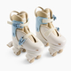 Happy Baby 50074, Раздвижные роликовые коньки детские VIBERS (light blue & beige, S)