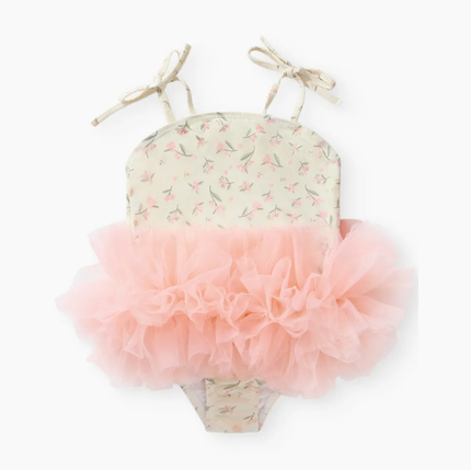 Happy baby , Купальник для девочек (pink flower) 50664-1