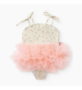 Happy baby , Купальник для девочек (pink flower) 50664-1