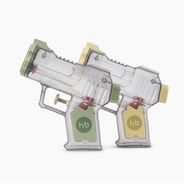Happy Baby, Набор игрушечных водных пистолетов DOUBLE STRIKE (yellow&green) 