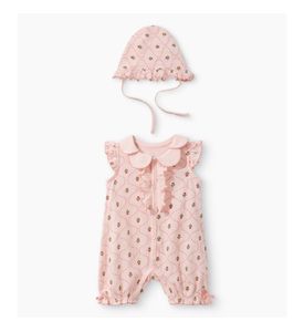 Happy baby , Комплект детский: боди и чепчик (розовый) 90164-0 Happy baby , Комплект детский: боди и чепчик (розовый) 90164-0