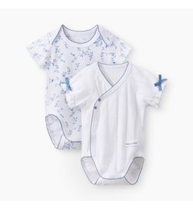 Happy baby , Боди с коротким рукавом детское (2 шт.) (голубой (цветы)) 90154-0