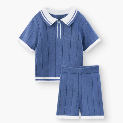Happy Baby Комплект детский: рубашка и шорты (blue) 88683-0, Happy Baby Комплект детский: рубашка и шорты (blue) 88683-0,