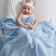 Happy baby, Плед детский 100x100 см (blue)  87570