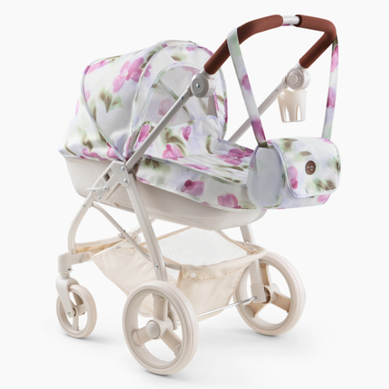 Happy Baby 331956, Игрушечная коляска, ASHLEY ( lilac flowers)