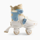 Happy Baby 50074, Раздвижные роликовые коньки детские VIBERS (light blue & beige, S)