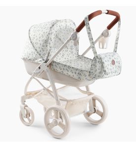 Happy Baby , Игрушечная коляска, ASHLEY ( blue flowers) 331956 Happy Baby , Игрушечная коляска, ASHLEY ( blue flowers) 331956