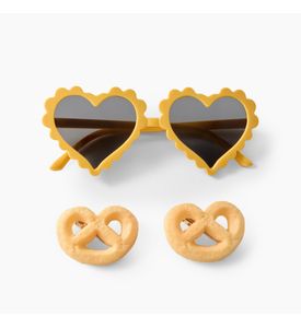 Happy Baby , Очки солнцезащитные в комплекте с заколками (yellow) 50688