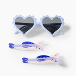 Happy Baby , Очки солнцезащитные в комплекте с заколками (light blue) 50688