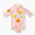 Happy baby , Купальник для девочек (milky (sweety garden)) 50657-1