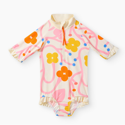 Happy baby , Купальник для девочек (milky (sweety garden)) 50657-1