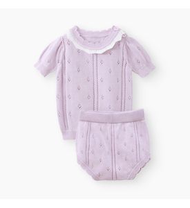 Happy Baby Комлект детский: футболка и шорты (lilac)  88684-0