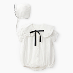 Happy Baby , Набор детский: комбинезон и чепчик (white) 88673-0