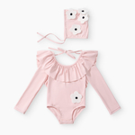 Happy Baby , Комплект купальный: купальник и шапочка (light pink) 50714-0