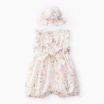 Happy Baby , Набор детский: комбинезон и панама (milky-pink (print)) 88675-0