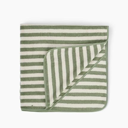 Happy Baby 87574, Полотенце махровое (white-green)