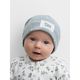 Happy baby 90148-0, Шапочка (набор 2 шт.) (white & blue)