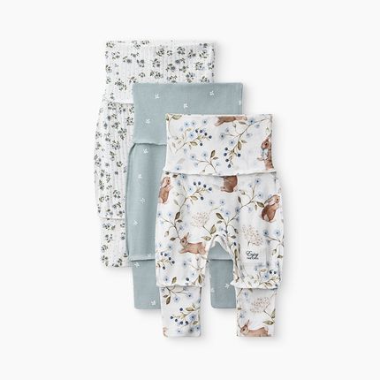 Happy baby 90134-0, Ползунки (штанишки) (набор 3 шт.) (white-blue)