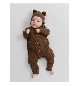 Happy baby 88345-0, Костюм детский, комбинезон и шапочка (brown)