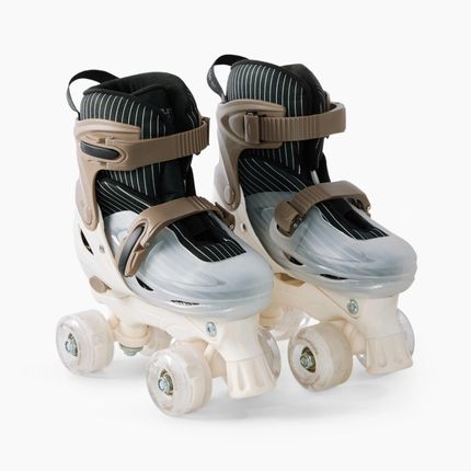 Happy Baby  Ролики-коньки 3в1 детские SKROLLS (brown) 50057