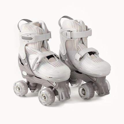 Happy Baby Ролики-коньки 3в1 детские SKROLLS (milky)  50057