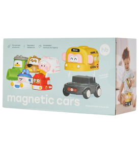 Happy Baby  Набор игрушек MAGNETIC CARS (multicoloured) 331977