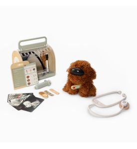 Happy Baby 331974, Интерактивная игрушка собачка CLINIC ZOO (brown)