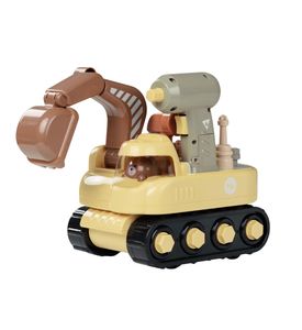 Happy Baby 331976, Игрушечный экскаватор конструктор HAPPY DIGGER (yellow) Happy Baby 331976, Игрушечный экскаватор конструктор HAPPY DIGGER (yellow)