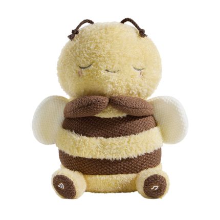 Happy Baby 331985, Игрушка мягкая SLEEPY BEE (yellow)