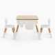 Happy Baby 91045, Комплект детской мебели LITEN DUO: двухместный стол и 2 стула (white) Happy Baby 91045, Комплект детской мебели LITEN DUO: двухместный стол и 2 стула (white)