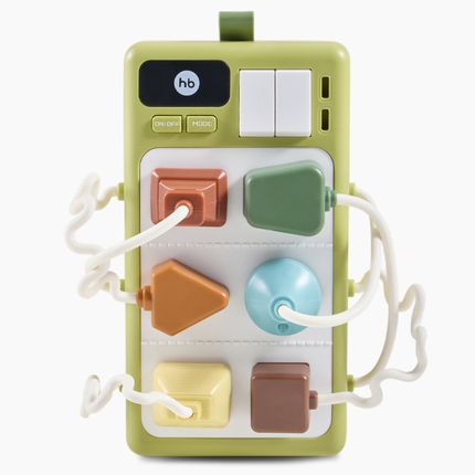 Happy Baby 332002, Развивающая игрушка SOCKETS  (light green)